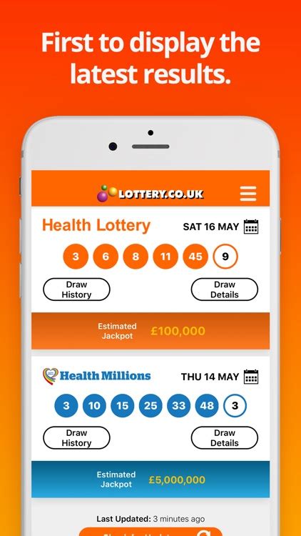 the health lottery app|How to Play The Health Lottery Online and Instore .